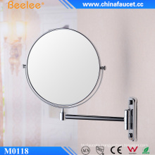 Beelee Chrome Brass Magic Decorative Cosmetic Wall Mounted Mirror